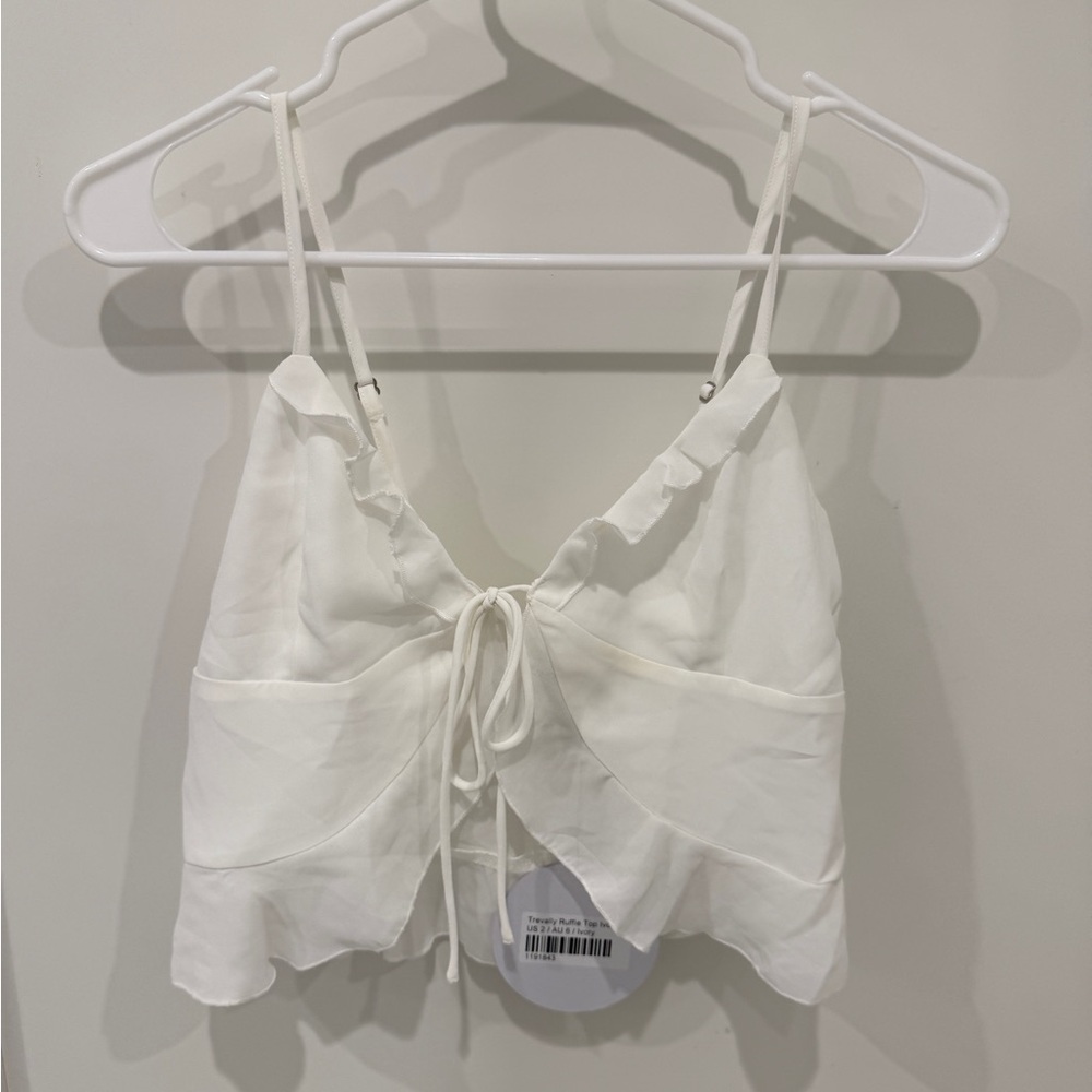 NWT Princess Polly Trevally Ruffle Top